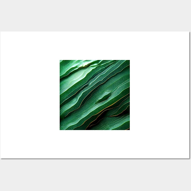 Deepest Emerald Green III Wall Art by marbleco